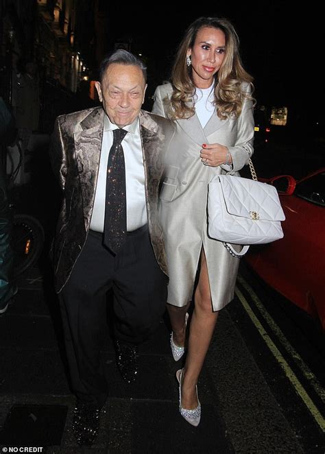 Ampika Pickston, 42, and fiancée David Sullivan, 75, enjoy night out